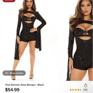 Sequin romper